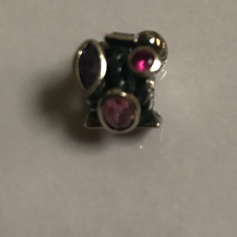Pink cluster Chamile charm
